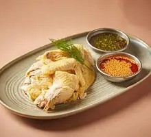 Double-Flavor Dipping Sauce Steamed Chicken