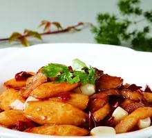 Stir-Fried Mountain Yam with Flavor