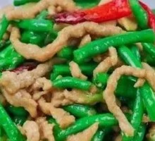 String Beans with Shredded Pork