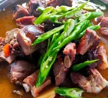 Smoked Pork Ribs Hot Pot