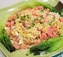 Egg Ham Sausage Fried Rice