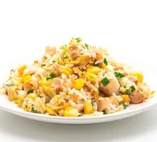 Corn Ham Egg Fried Rice