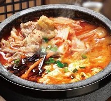 Beef Kimchi Rice Soup