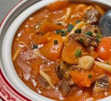 Mushroom Tomato Beef Brisket