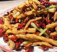Dry-Fried Lotus Root Strips