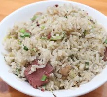 Garlic Preserved Pork Fried Rice