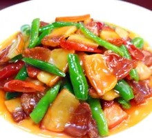Fried Pork with Tofu Skin