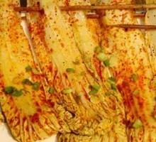 Charcoal-grilled Baby Bok Choy