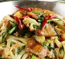 Spicy Cauliflower in Hot Pot