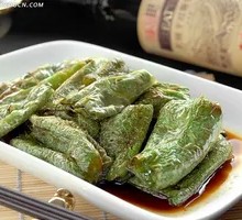 Braised Green Pepper with Tiger Stripes