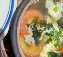 Shrimp, Kelp, and Egg Soup
