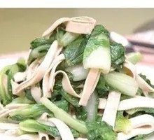 Tofu Skin with Baby Bok Choy