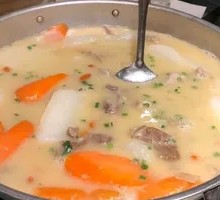 Radish and Lamb Hot Pot