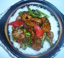 Spicy Pig Intestine Baozi Rice