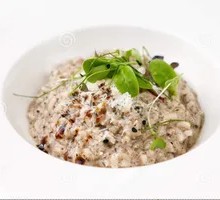 Creamy Cheese Forest Risotto