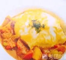 Fish-flavored Egg-stuffed Rice with Eggplant