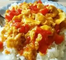 Tomato and Egg Fried Rice
