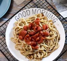 Black Pepper Grilled Sausage Pasta
