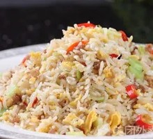 Egg and Pork Stir-Fried Rice