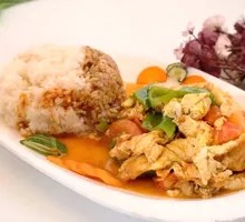 Tomato and Egg Rice Bowl