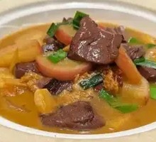 Earthen Pig Blood and Radish Braised Pork
