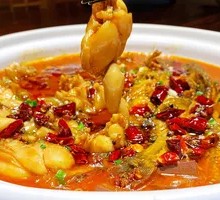 Sizzling Frog in Clay Pot