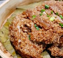 Soy Sauce Steamed Pork with Rice Flour