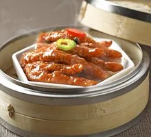 Purple Gold Sauce Steamed Chicken Feet