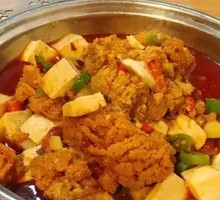 Fish Roe and Fish Bladder Stir-fried with Tofu