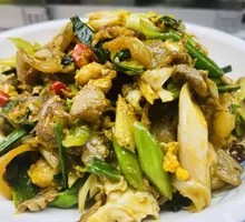 Shredded Pork with Fried Eggs
