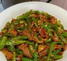 Stir-Fried Pork with Green Pepper