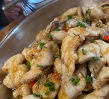 Garlic Fried Fish Slices