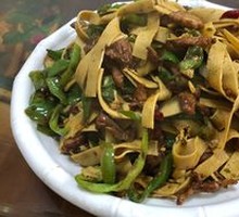 Shredded Pork with Tofu Skin