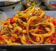 Grilled Squid Tentacles