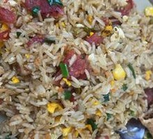 Cantonese Sausage Fried Rice with Egg