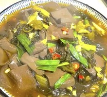 Sour Cabbage Duck Blood