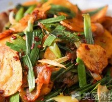 Sliced Potato with Twice-Cooked Pork
