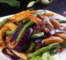 Eggplant and Green Bean Stir-Fry