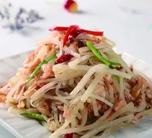 Radish and River Shrimp Stir-fry
