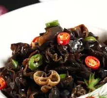 Cold-mixed Black Wood Ear Mushrooms