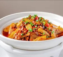 Braised Eggplant in Clay Pot