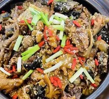 Softshell Turtle with Pigeon Stew