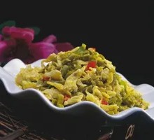 Sour Pickle and Egg Stir-fry