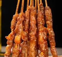 Golden Pork Skewers