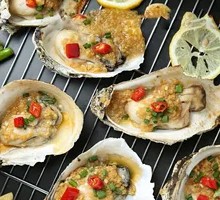 Garlic Roasted Oysters
