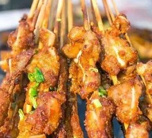 Grilled Pork Ribs Skewers
