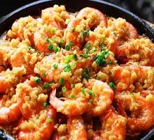 Sizzling Garlic Prawns