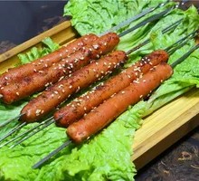 Grilled Wangzhongwang Sausage