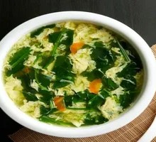 Spinach and Egg Drop Soup