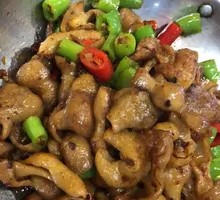 Spicy Pork Intestines Stir-fry